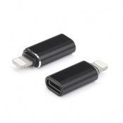 Adapter charger USB-C - iPhone Lightning 8-pin Svart