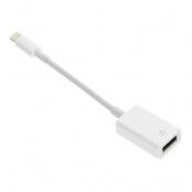 Adapter OTG till USB-A - iPhone Lightning 8-pin Vit