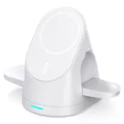 3-in-1 Trådlös Laddare Magsafe iPhone, Apple Watch, Airpods - Vit