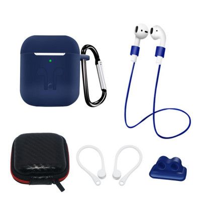 [5-Pack] Airpods 1/2 Tillbehör Set - Rosa