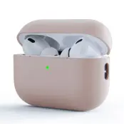 Airpods Pro 3 Skal Thin Silikon Split Ultra - Ljus Rosa