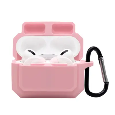 AirPods Pro Skal Silikon 3-in-1 - Rosa