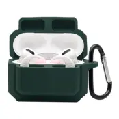 AirPods Pro Skal Silikon 3-in-1 - Svartgrön