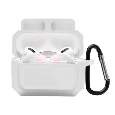 AirPods Pro Skal Silikon 3-in-1 - Vit