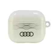 Audi AirPods 3 Skal IML Geometriskt Mönster - Vit