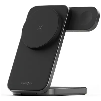 Energea Trådlös laddare iPhone/Apple Watch/Airpods Foldable - Svart