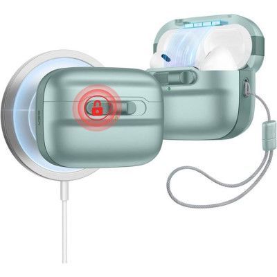 ESR Airpods Pro 1/2 Skal Magsafe Pulse Halalock - Grön