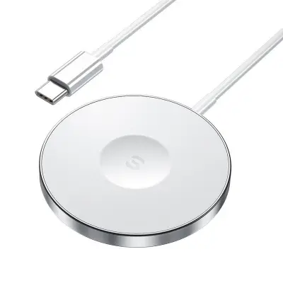 ESSAGER 3-i-1 15W magnetisk trådlös laddare för iPhone 12/13/14, AirPods
