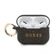 Guess Silicone Glitter Skal AirPods Pro - Svart