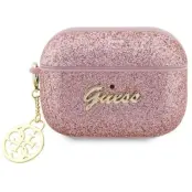 Guess Glitter Charm Case (AirPods Pro 2) - Rosa