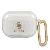 Guess Glitter Collection Skal AirPods Pro - Transparent
