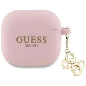 Guess Silicone 4G Charm Cover (AirPods 4)