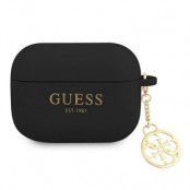 Guess Silicone Charm Collection Skal AirPods Pro - Svart