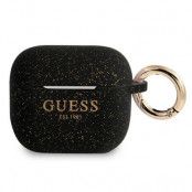 Guess Silicone Glitter Skal AirPods 3 - Svart