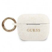 Guess Skal AirPods Pro Silicone Glitter - Vit