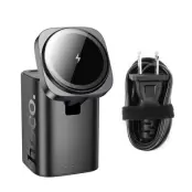 Hoco 6in1 Trådlös Laddare Apple Watch, iPhone, Airpods 65W - Svart