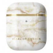 iDeal of Sweden Marble Case (AirPods 1/2) - Carrara Gold