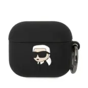 Karl Lagerfeld AirPods 3 Silikonskal Karl Head 3D - Svart