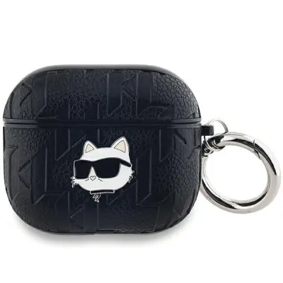 Karl Lagerfeld AirPods 3 Skal Monogram Choupette Head - Svart