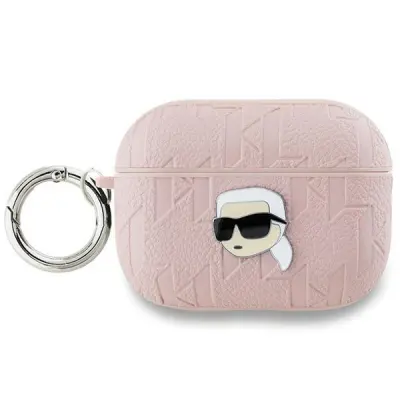 Karl Lagerfeld AirPods Pro 2 Skal Monogram Karl Head - Rosa