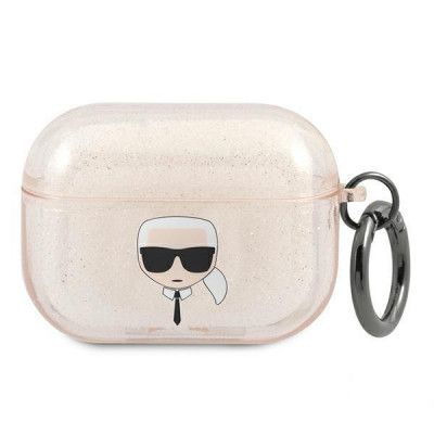 Karl Lagerfeld Glitter Karl`S Head Skal Airpods Pro - Guld