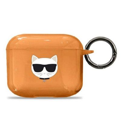 Karl Lagerfeld Skal AirPods 3 Choupette - Orange