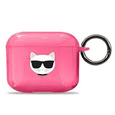 Karl Lagerfeld Skal AirPods 3 Choupette - Rosa