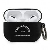 Karl Lagerfeld AirPods Pro Skal Silicone RSG - Svart