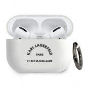 Karl Lagerfeld AirPods Pro Skal Silicone RSG - Vit