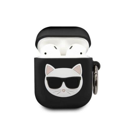 Karl Lagerfeld Skal Airpods Silicone Choupette - Svart