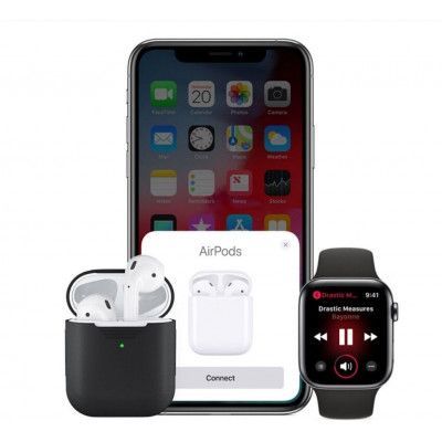 KeyBudz PodSkinz Silicone Case (Apple AirPods 1/2) - Gul