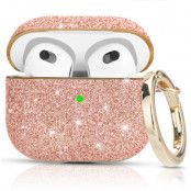 Kingxbar Bling Pods Glitter Skal AirPods 3 - Rosa