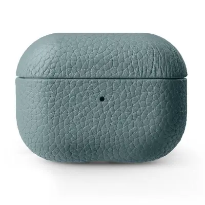 MELKCO Fodral för Apple AirPods Pro Äkta läder PC Blå