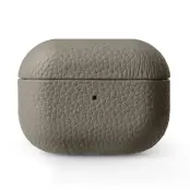MELKCO Fodral för Apple AirPods Pro Äkta läder PC Grå