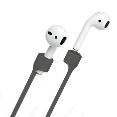 Puro Magnetiskt silikonband för Airpods - Mörkgrå