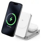 Qi2 MagSafe Trådlös Laddare iPhone, Airpods 15W YF-M29 - Vit