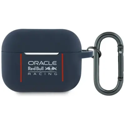 Red Bull AirPods Pro 2 Skal Silicone Logo&Lines - Marinblå