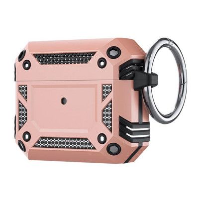 ShockProof Skal Med Nyckelring Airpods 3 - Rose Guld