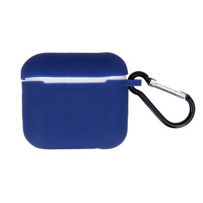 Skyddsfodral Airpods Pro mörkblått med krok