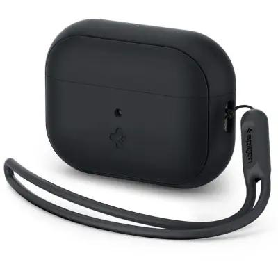 Spigen Silicone Fit (AirPods Pro 2) - Svart/lime