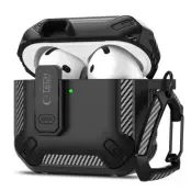 Tech-Protect Airpods 4 Skal Carbonox - Svart