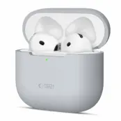 Tech-Protect AirPods 4 Skal Silikon - Crayon Grå