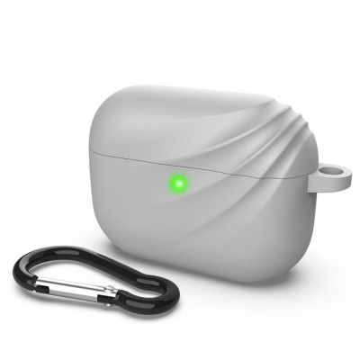 Trolsk Wave Silicone Cover (AirPods Pro) - Grå