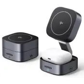 Ugreen Qi2 MagSafe Trådlös Laddare iPhone, Airpods 15W