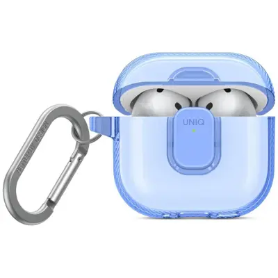 UNIQ AirPods 4 Skal Glase Pro Lock - Blå
