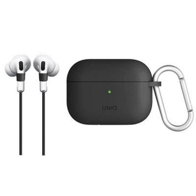 UNIQ Vencer Silikon Airpods Pro skal träkol Grå