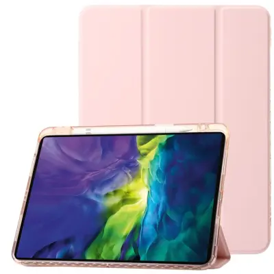 iPad Pro 12.9 (2018/2020/2021/2022) Fodral Med Pennfack - Rosa