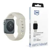 3mk Apple Watch (42/44/45/49mm) Armband Silikon - Beige