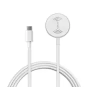 4smarts laddare Apple Watch 2.5W Med USB-C Kable - Vit