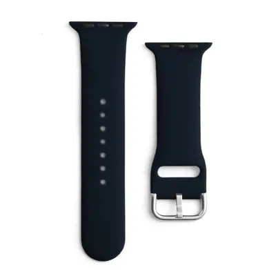 Apple Watch 2/3/4/5/6/7/8/SE (41/40/38mm) Armband Silicone - Svart